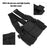 Tactical Multifunctional Chest Harness Bag for Field Operations Radio Black