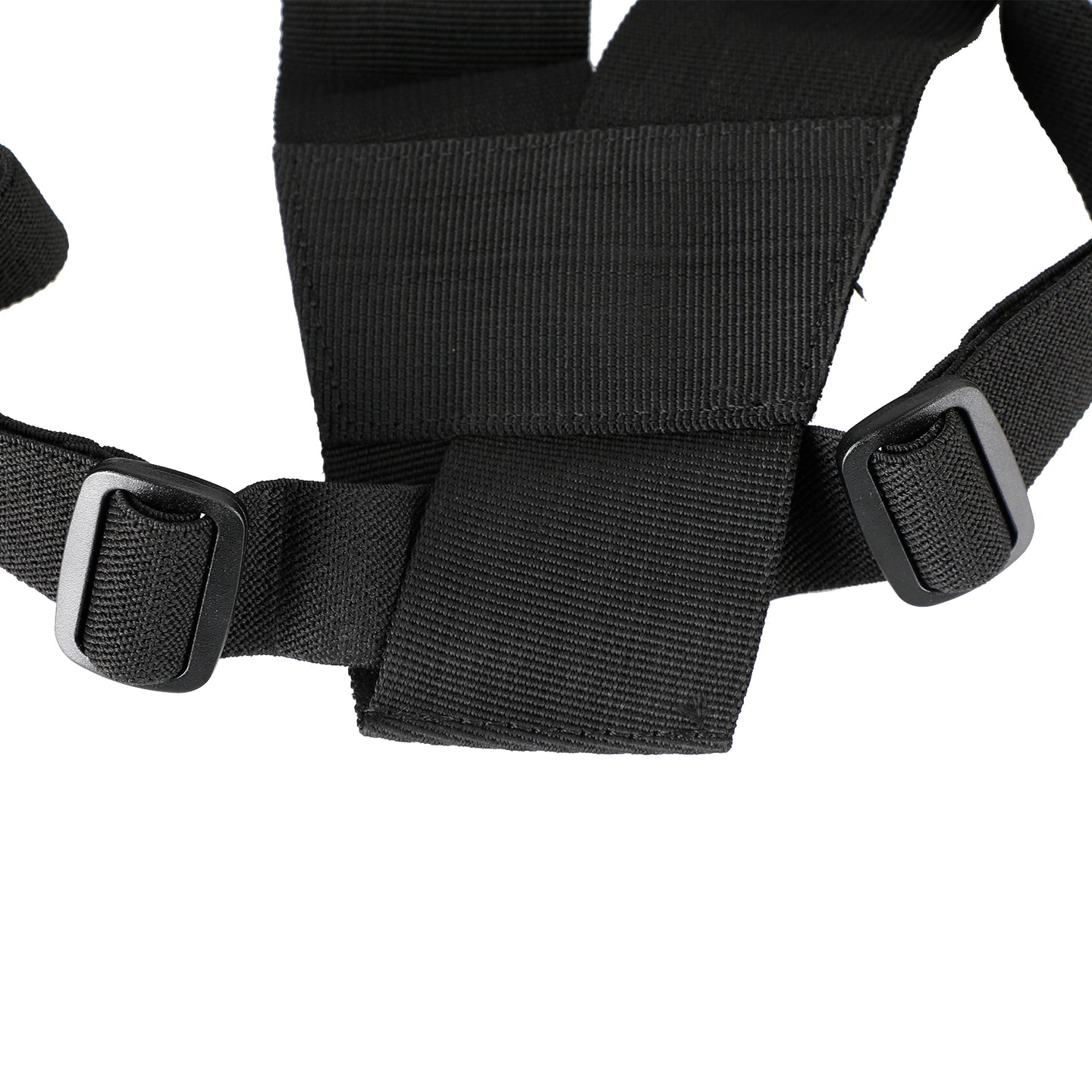 Tactical Multifunctional Chest Harness Bag for Field Operations Radio Black