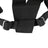 Tactical Multifunctional Chest Harness Bag for Field Operations Radio Black