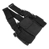 Tactical Multifunctional Chest Harness Bag for Field Operations Radio Black