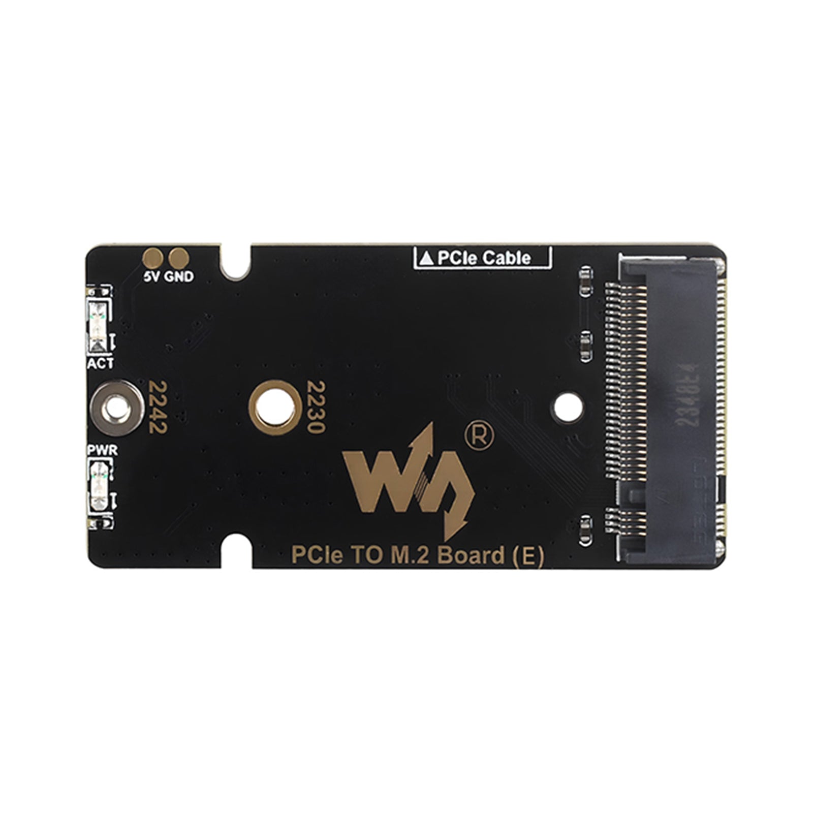 Raspberry Pi 5/5B PCIe to M.2 Adapter Board Radiator Fan Nvme Hard Disk Protocol