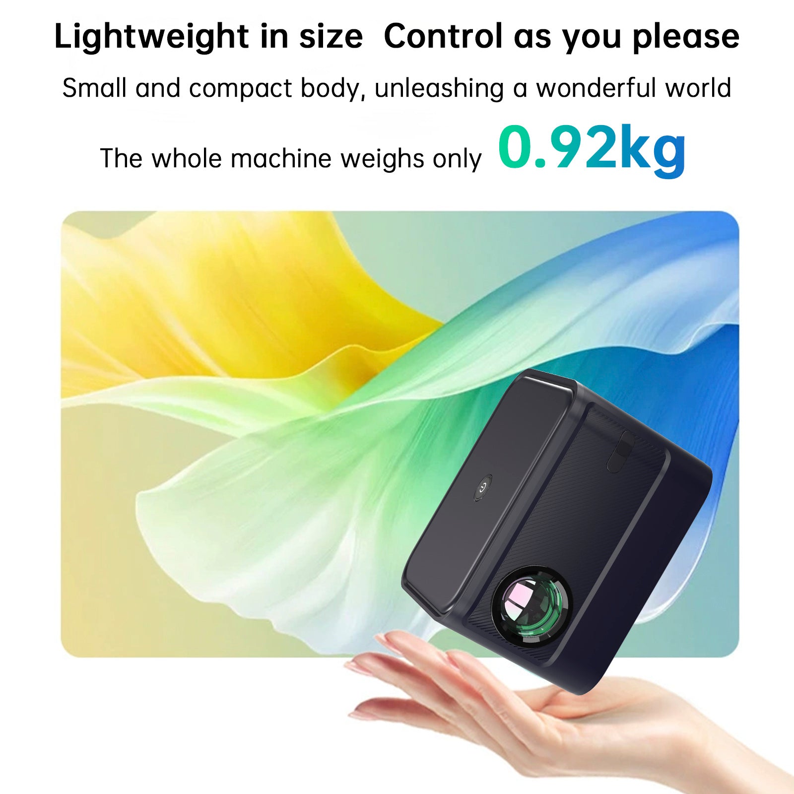 4K Projector Smart Android Projector Electric Focus Dual Frequency Projector US