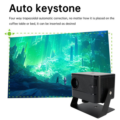 4K Projector Smart Android Projector Electric Focus Dual Frequency Projector US