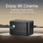 4K Projector Smart Android Projector Electric Focus Dual Frequency Projector US