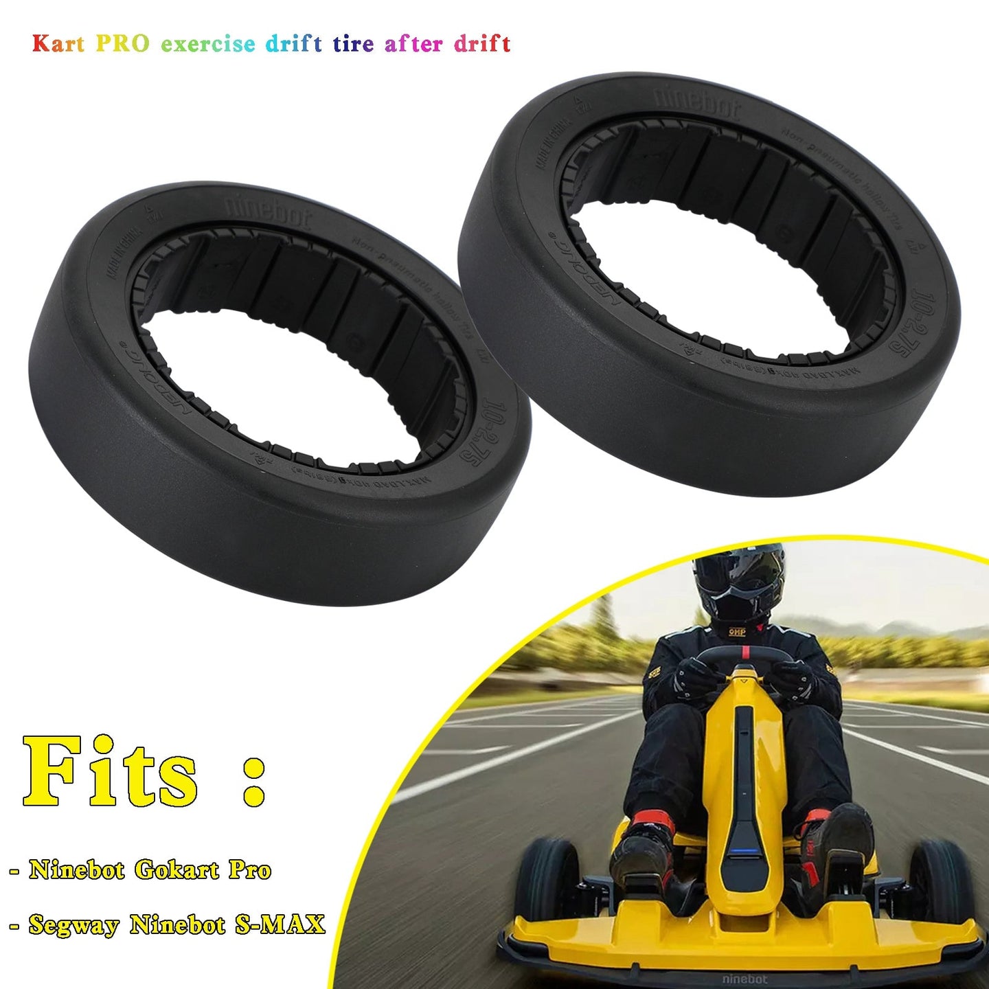 High-Performance Sport Drift Tires for Segway Gokart Pro & S-MAX (Copy)