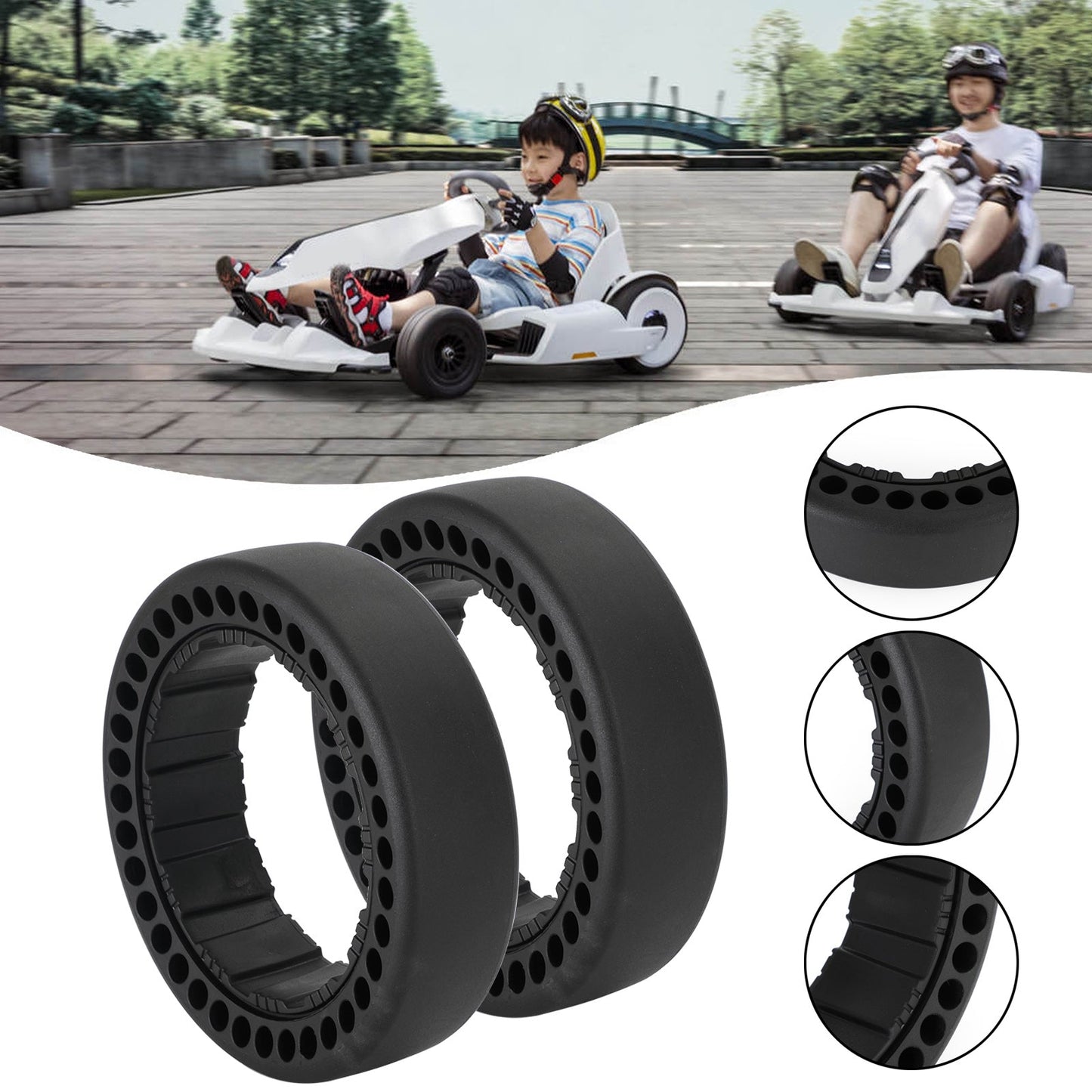 High-Performance Sport Drift Tires for Segway Gokart Pro & S-MAX