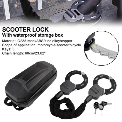 Secure Q235 Steel Chain Lock for Scooters, Bikes, and Motorcycles (Copy)