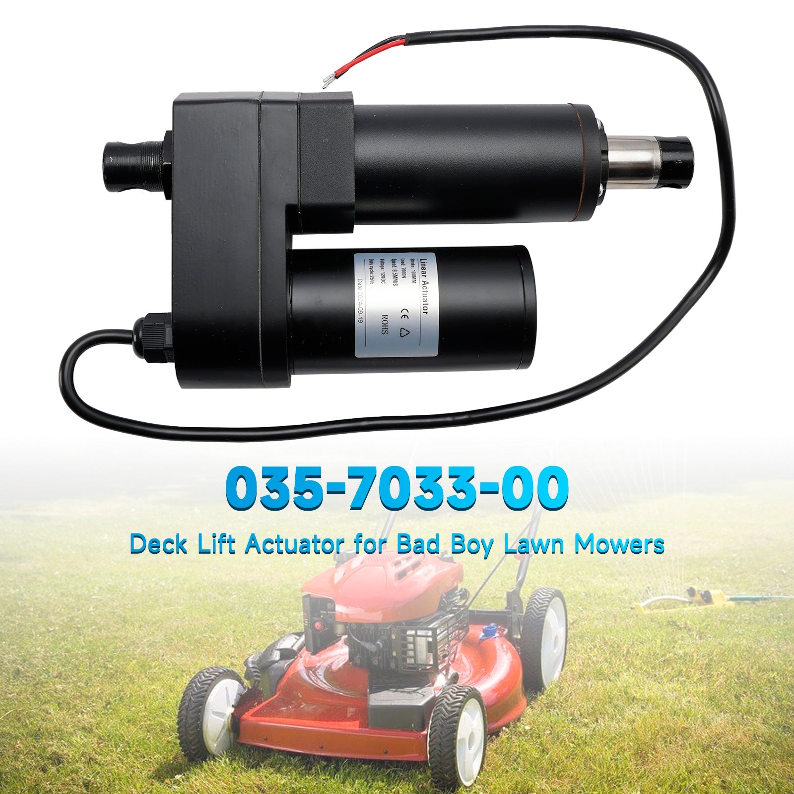 Bad Boy Deck Lift Actuator CZT 035â€?033â€?0
