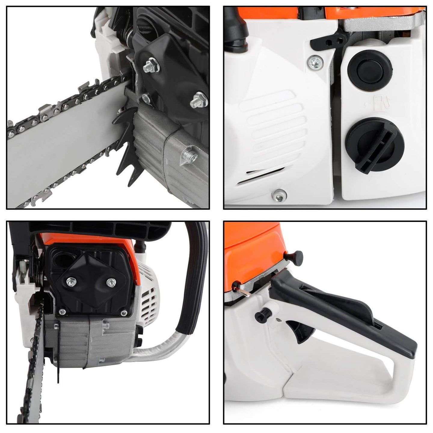 52CC Gas Chainsaw 22-Inch, 2-Stroke Petrol Chain Saw for Wood Cutting