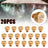 10-50pcs Brass Misting Nozzles Water Mister Sprinkle For Cooling System 0.016", 20PCS * 0.016"