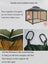 10x10 ft Gazebo Mosquito Netting Walls, 4-Panel Screen House with Zipper Door for Outdoor Patio Canopy