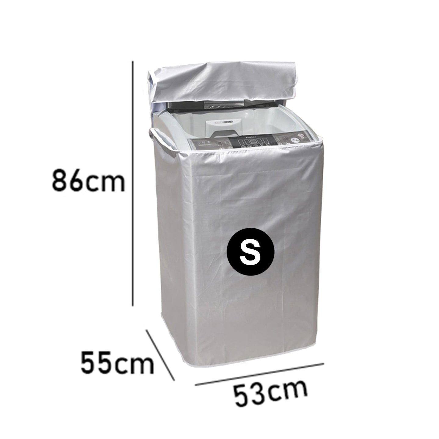 Dustproof Washing Machine Waterproof Protective Cover Front Load Wash Dryer S-XL, XL