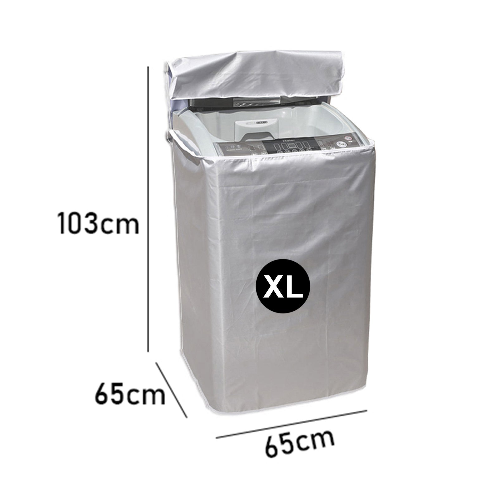 Dustproof Washing Machine Waterproof Protective Cover Front Load Wash Dryer S-XL, XL