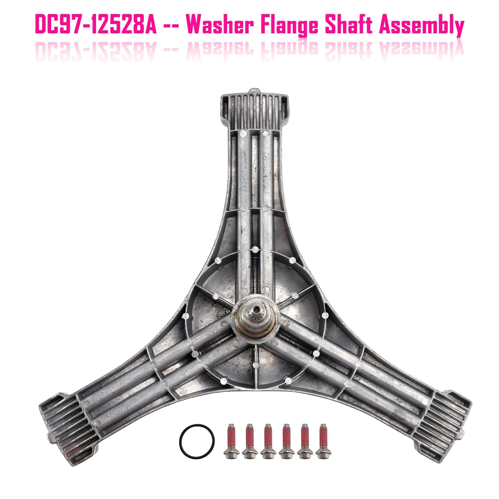 Sprider Arm Washer Flange Shaft DC97-12528A Washer Drum Spider Arm Replacement Samsung