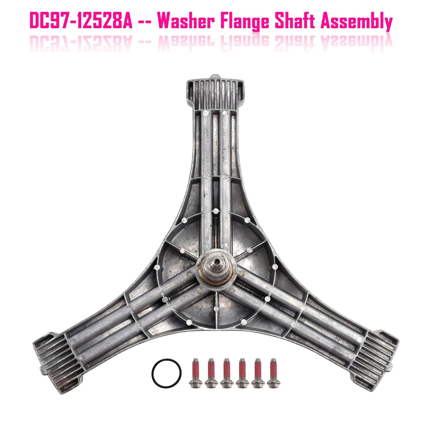 Sprider Arm Washer Flange Shaft DC97-12528A Washer Drum Spider Arm Replacement Samsung