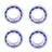 Tire Sweep Tail Scrubber Ball Bearing Wheel Kit For Polaris Pool Cleaner 180 380