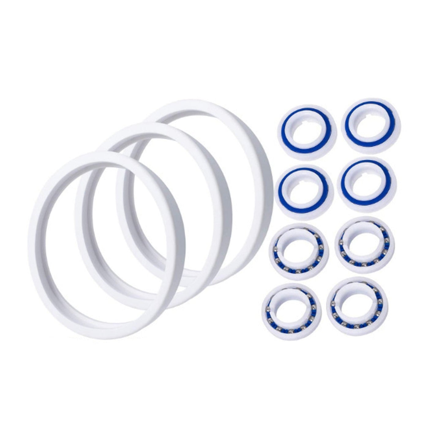 Tire Sweep Tail Scrubber Ball Bearing Wheel Kit For Polaris Pool Cleaner 180 380