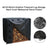 48*24*42 In. Outdoor Firewood Log Storage Rack Cover Waterproof Snow Protect