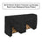 8-Foot (96") Heavy-Duty Firewood Rack Cover, 600D Oxford Waterproof & UV-Resistant with Air Vents