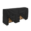 8-Foot (96") Heavy-Duty Firewood Rack Cover, 600D Oxford Waterproof & UV-Resistant with Air Vents