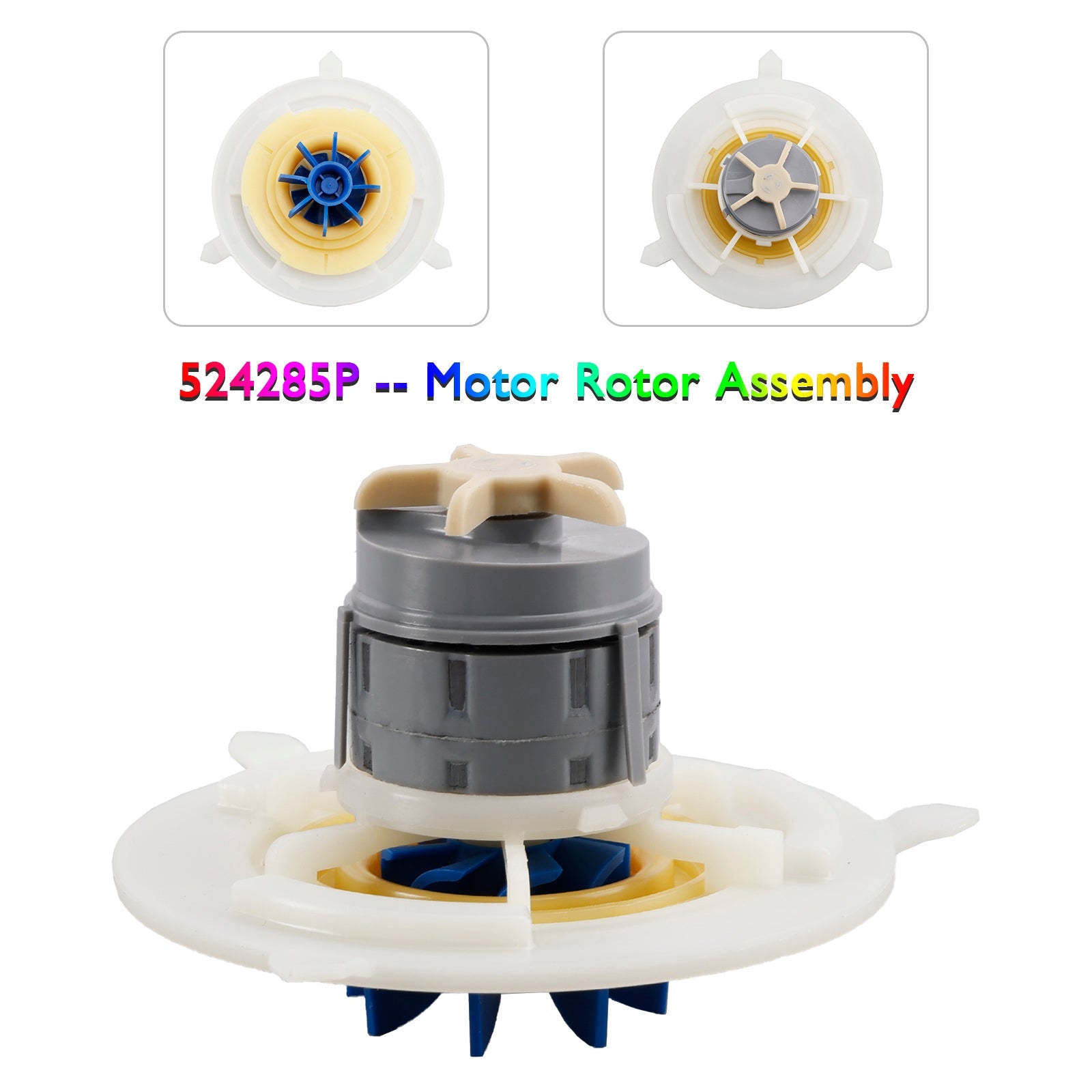 524285P Motor Rotor Assembly Dishwasher Pump Motor Rotor