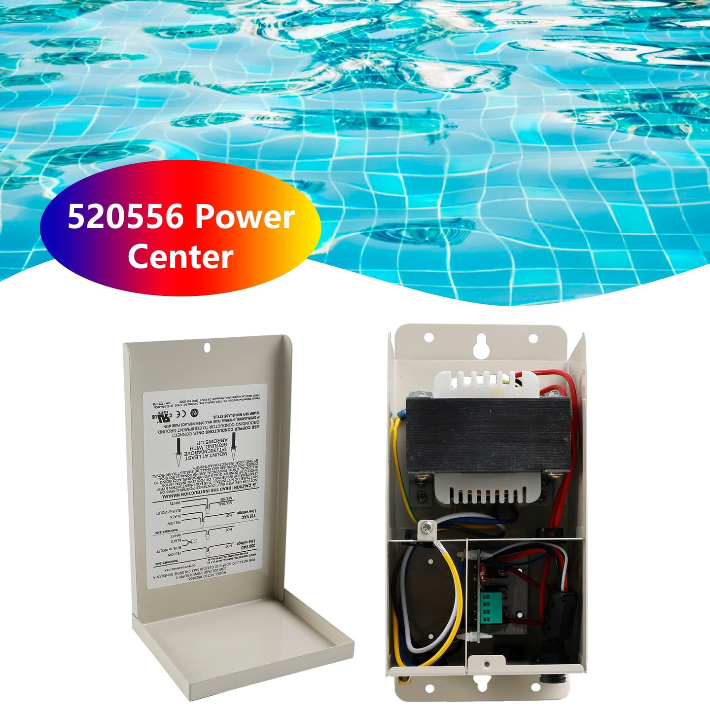 IntelliChlor ECâ€?20556 Power Center for IC20 IC40 IC60 Salt Chlorine Generators