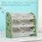 Kids Toy Storage Organizer With 6 Plastic Storage Bins Plastic Toy Rack Green
