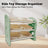 Kids Toy Storage Organizer With 6 Plastic Storage Bins Plastic Toy Rack Green