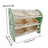 Kids Toy Storage Organizer With 6 Plastic Storage Bins Plastic Toy Rack Green
