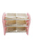 Kids Toy Storage Organizer With 6 Plastic Storage Bins Plastic Toy Rack Pink