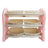 Kids Toy Storage Organizer With 6 Plastic Storage Bins Plastic Toy Rack Pink