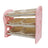 Kids Toy Storage Organizer With 6 Plastic Storage Bins Plastic Toy Rack Pink