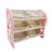 Kids Toy Storage Organizer With 6 Plastic Storage Bins Plastic Toy Rack Pink