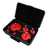 6-Piece Carbide Pipe Reamer Kit, Fitting Saver for PVC, CPVC & ABS Pipes, Fits 1/2" Drills, with Case