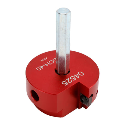 Professional Plastic Pipe Reamer Kit for 1/2" Drills, High-Precision Alloy Cutters for PVC CPVC ABS Pipes Includes Sturdy Case