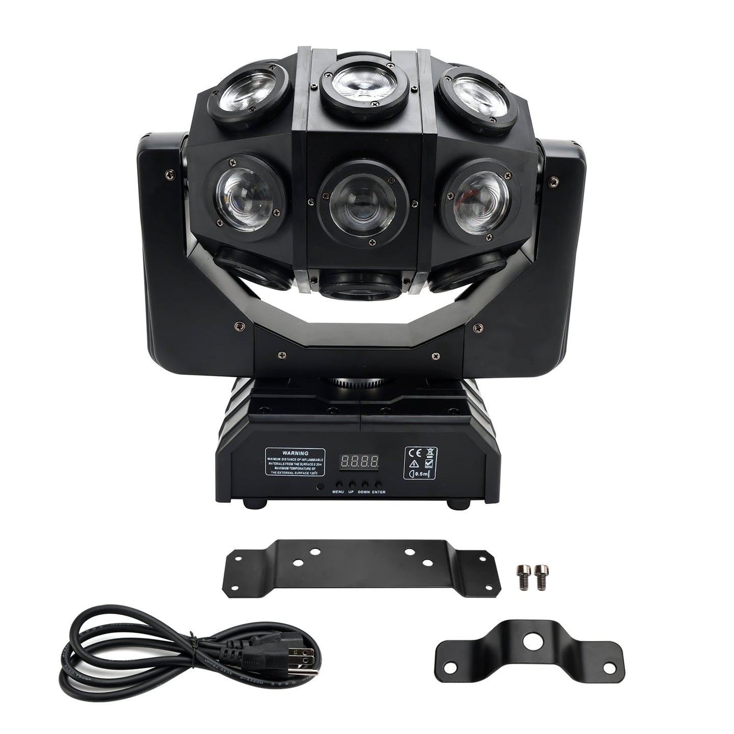 Moving Head Beam Light 180W Moving Head Light RGBW 360?¡ãRotation DJ Lights DMX 512 with Sound Activated