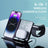 6-in-1 Wireless Charging Station for iPhone & Apple Watch - Nightstand Clock Dock