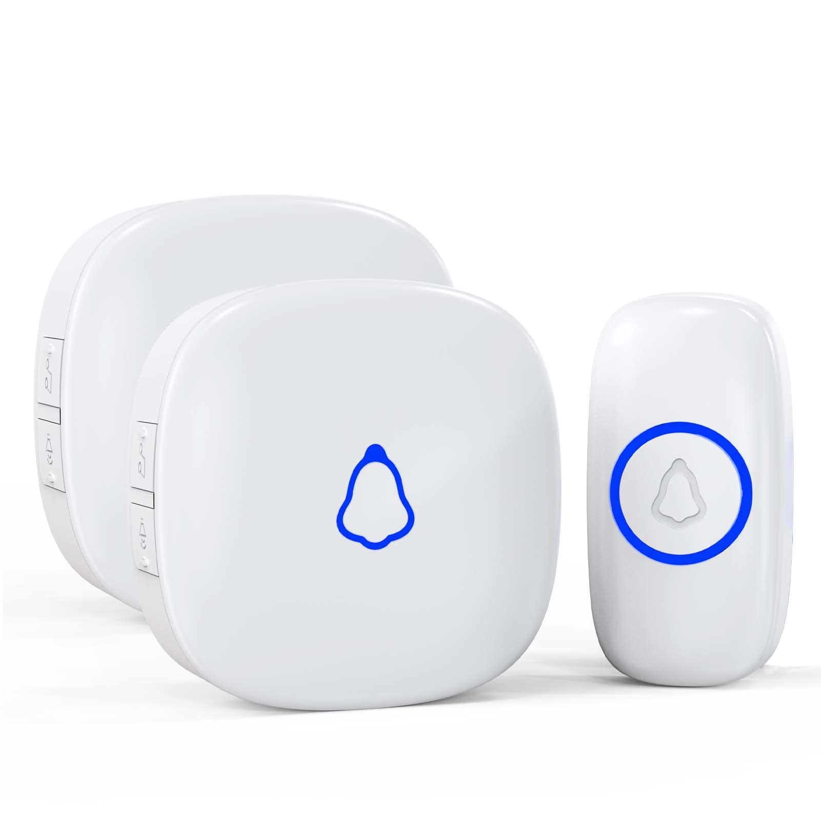 Wireless Doorbell — Pre-Paired, No Wi-Fi, 1,300 ft Range