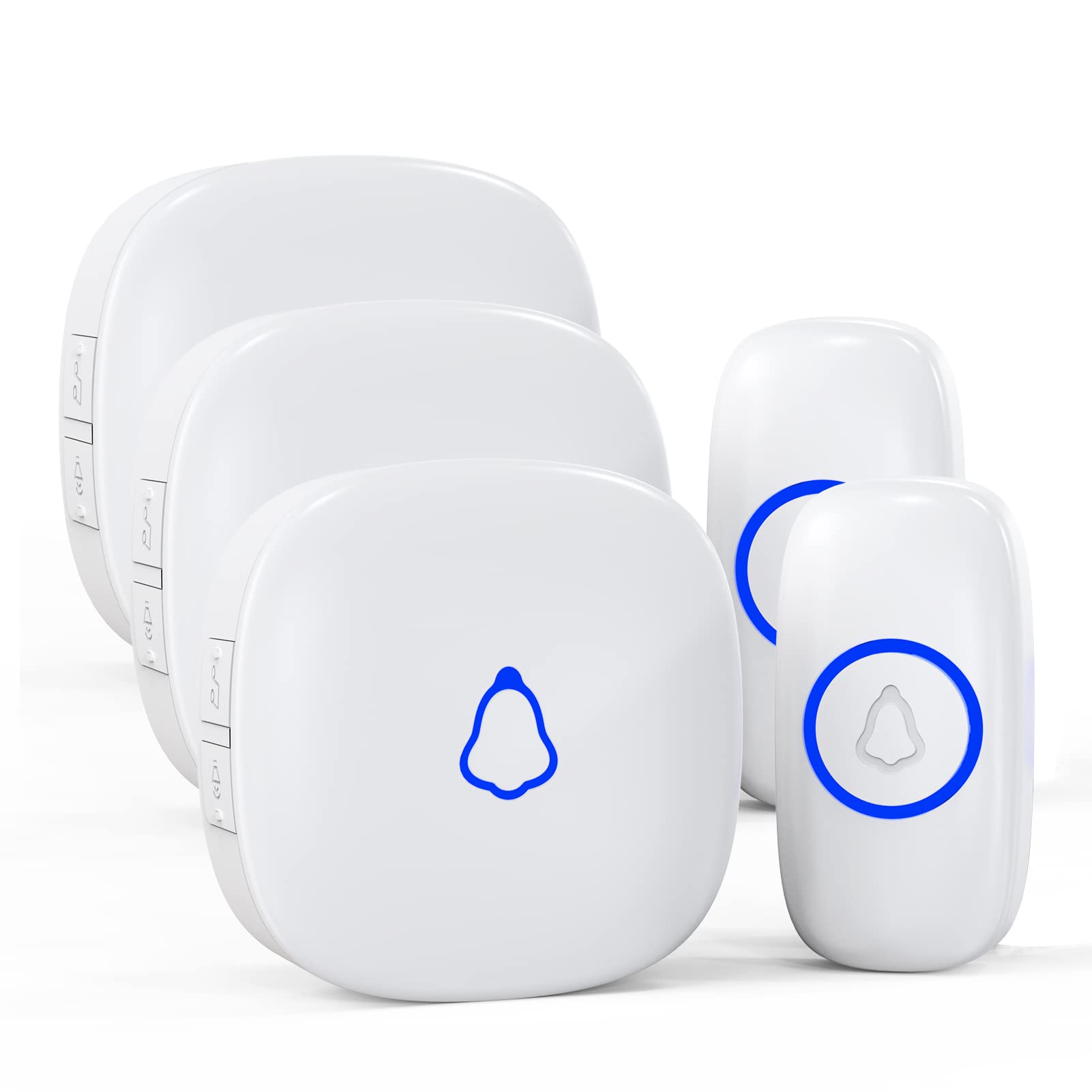 Wireless Doorbell — Pre-Paired, No Wi-Fi, 1,300 ft Range