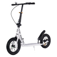 White 12 inch Commuter Scooter with Dual Brakes & Grip Deck (Copy)