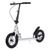 White 12 inch Commuter Scooter with Dual Brakes & Grip Deck (Copy)