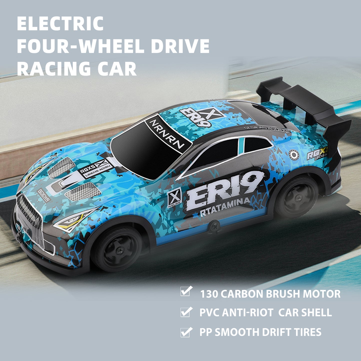 Wltoys 22206 RTR 1/22 2.4G 15km/h Racing Car Metal Chassis Toy Gift Blue