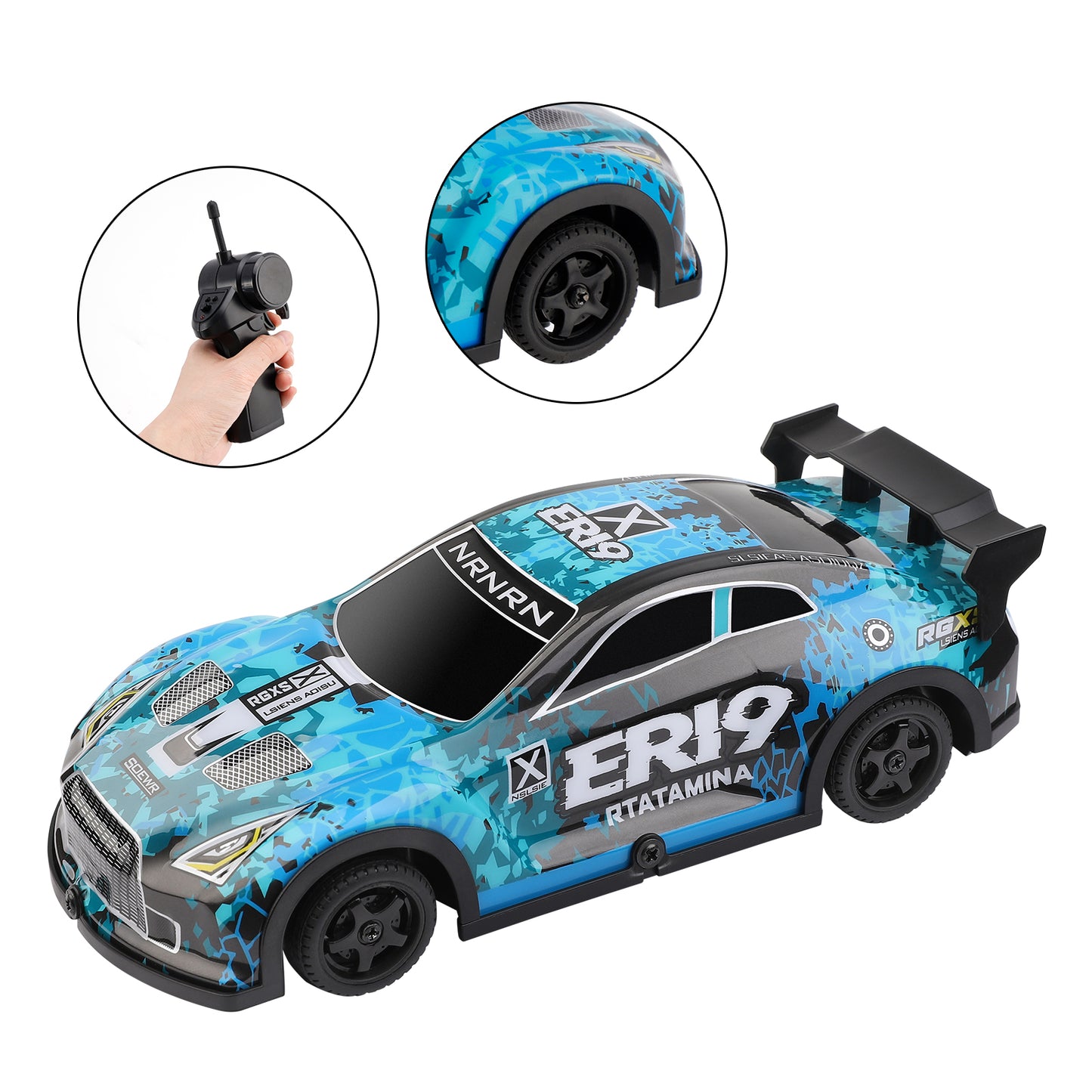 Wltoys 22206 RTR 1/22 2.4G 15km/h Racing Car Metal Chassis Toy Gift Blue
