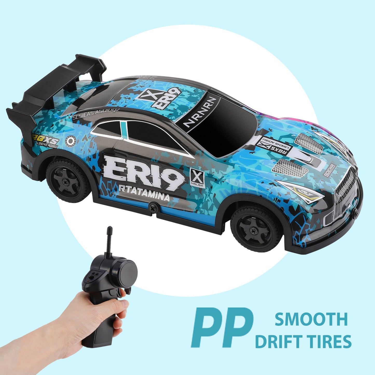 Wltoys 22206 RTR 1/22 2.4G 15km/h Racing Car Metal Chassis Toy Gift Blue