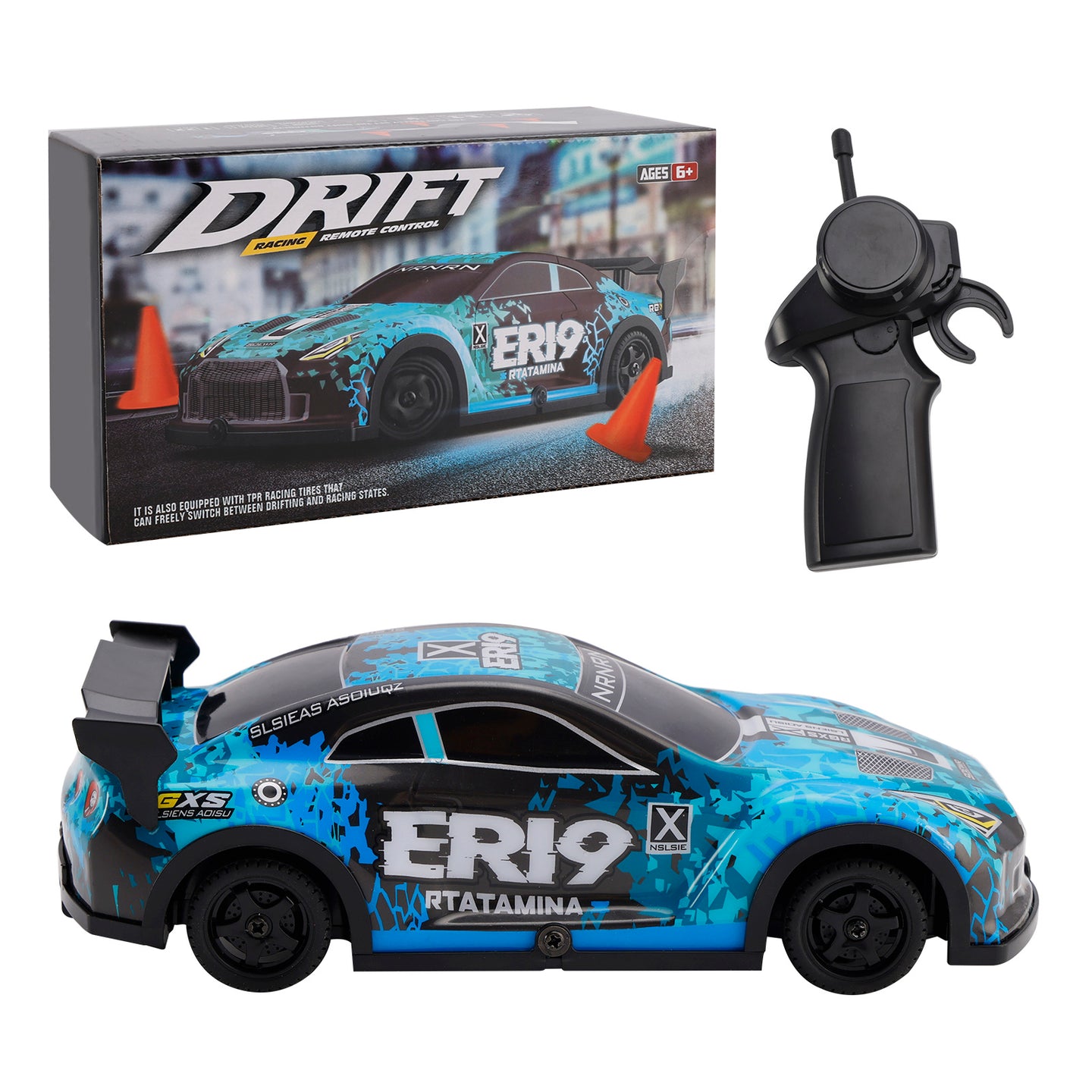 Wltoys 22206 RTR 1/22 2.4G 15km/h Racing Car Metal Chassis Toy Gift Blue