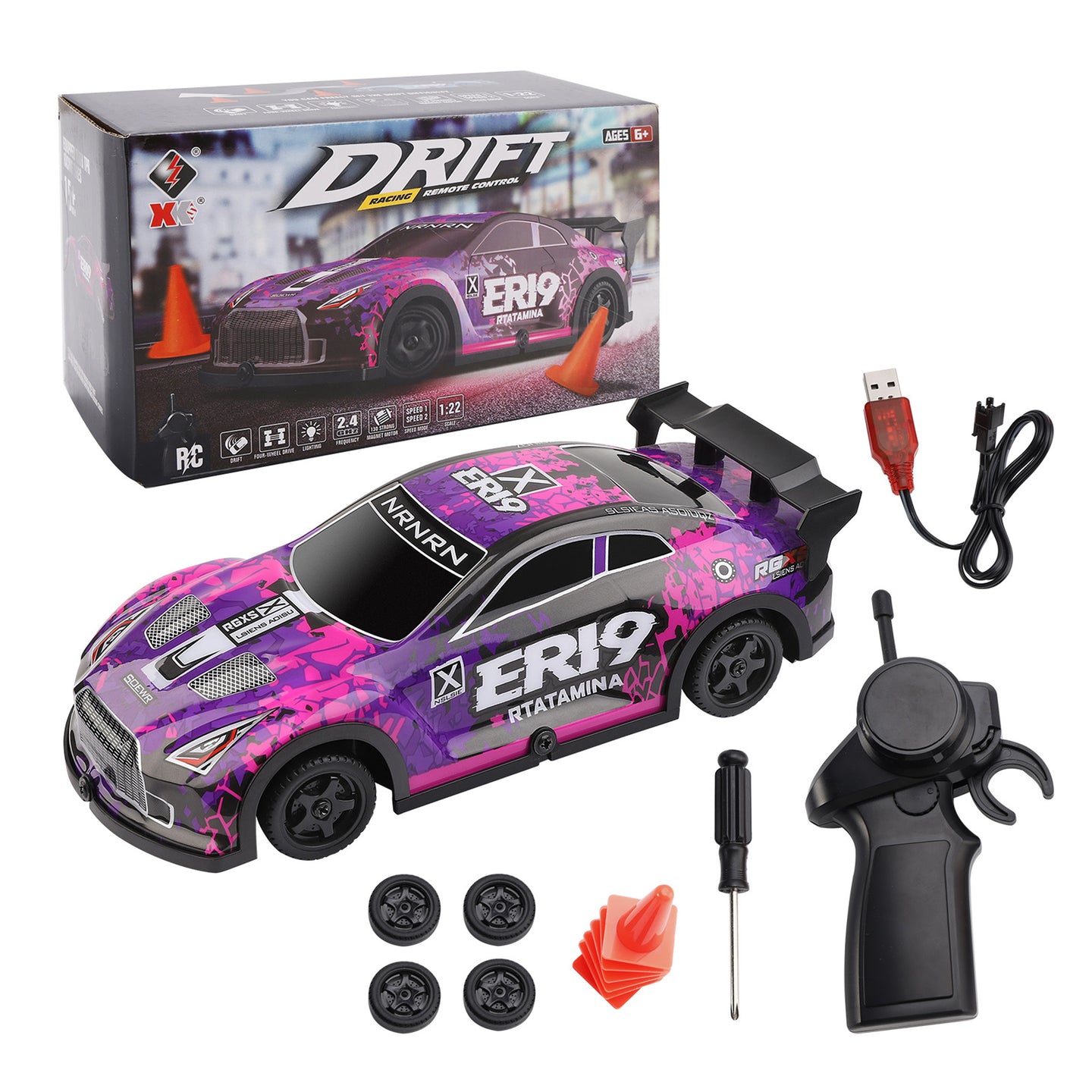 Wltoys 22206 RTR 1/22 2.4G 15km/h Racing Car Metal Chassis Toy Gift