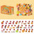 Western Kitchen Toys Simulated Food Toys Burger Pizza Children Pretend Toy Set