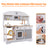 Play Kitchen Kids Cookware Microwave Toy Gift Play Set For Boys Girls Age 3-8