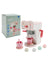 Simulation Pink Coffee Machine Play Kitchen Dishes Set Pretend Toy Kid Gift