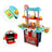 Plastic Tableware Kitchen Set With Sound, Light And Spray Function Kid Toy Blue